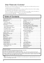 Preview for 2 page of Panasonic TH-42LF30ER Operating Instructions Manual