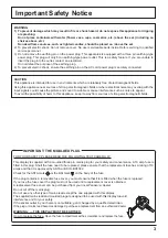 Preview for 3 page of Panasonic TH-42LF30ER Operating Instructions Manual