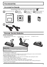 Preview for 7 page of Panasonic TH-42LF30ER Operating Instructions Manual