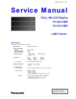 Panasonic TH-42LF30ER Service Manual preview