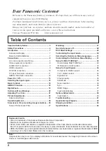 Предварительный просмотр 2 страницы Panasonic TH-42LF5E Operating Instructions And Owner'S Manual