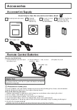 Предварительный просмотр 7 страницы Panasonic TH-42LF5E Operating Instructions And Owner'S Manual