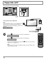 Предварительный просмотр 14 страницы Panasonic TH-42LF5U Operating Instructions Manual