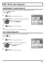 Preview for 43 page of Panasonic TH-42LF6U Operating Instructions Manual