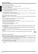 Предварительный просмотр 4 страницы Panasonic TH-42LF6W Operating Instructions Manual