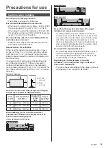 Preview for 9 page of Panasonic TH-42LF80U Operating Instructions Manual