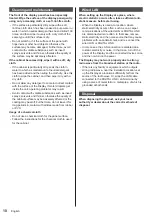 Preview for 10 page of Panasonic TH-42LF80U Operating Instructions Manual