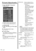 Preview for 38 page of Panasonic TH-42LF80U Operating Instructions Manual