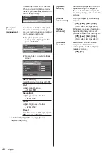 Preview for 40 page of Panasonic TH-42LF80U Operating Instructions Manual