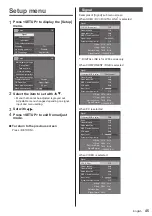 Preview for 45 page of Panasonic TH-42LF80U Operating Instructions Manual