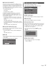 Preview for 57 page of Panasonic TH-42LF80U Operating Instructions Manual