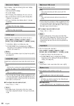 Preview for 66 page of Panasonic TH-42LF80U Operating Instructions Manual