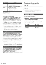 Preview for 78 page of Panasonic TH-42LF80U Operating Instructions Manual