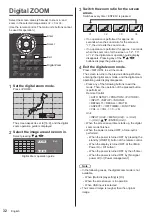 Предварительный просмотр 32 страницы Panasonic TH-42LF8U Operating Instructions Manual