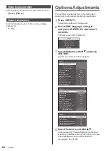 Предварительный просмотр 60 страницы Panasonic TH-42LF8U Operating Instructions Manual