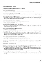 Preview for 5 page of Panasonic TH-42LFE7W Operating Instructions Manual