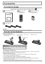 Preview for 7 page of Panasonic TH-42LFE7W Operating Instructions Manual