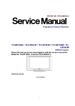 Preview for 1 page of Panasonic TH-42PA20A Service Manual