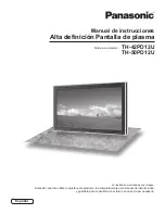 Panasonic TH-42PD12U Manual De Instrucciones preview