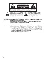 Preview for 2 page of Panasonic TH-42PD12U Manual De Instrucciones