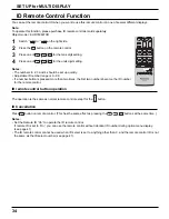 Preview for 34 page of Panasonic TH-42PD12U Operating Instructions Manual