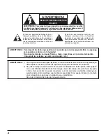 Preview for 3 page of Panasonic TH-42PD12U (Spanish) Operating Instructions Manual