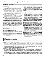 Preview for 7 page of Panasonic TH-42PD12U (Spanish) Operating Instructions Manual