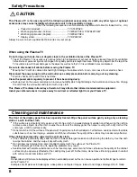 Preview for 8 page of Panasonic TH-42PD25U/P Operating Instructions Manual