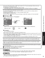 Предварительный просмотр 19 страницы Panasonic TH-42PD60U, TH-42PD60X Operating Instructions Manual