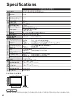 Предварительный просмотр 42 страницы Panasonic TH-42PD60U, TH-42PD60X Operating Instructions Manual