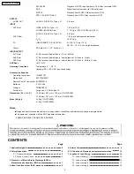 Предварительный просмотр 2 страницы Panasonic TH-42PE30B Service Manual