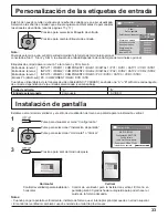 Предварительный просмотр 33 страницы Panasonic TH-42PF11UK - 42" Plasma Panel Operating Instructions Manual