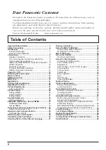 Preview for 2 page of Panasonic TH-42PF20 Operating Instructions Manual