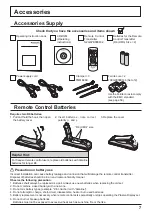 Preview for 7 page of Panasonic TH-42PF20 Operating Instructions Manual