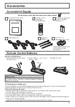 Предварительный просмотр 7 страницы Panasonic TH-42PF20E Operating Instructions Manual