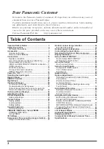 Preview for 2 page of Panasonic TH-42PF30ER Operating Instructions Manual