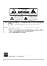 Preview for 2 page of Panasonic TH-42PF30U Operating Instructions Manual