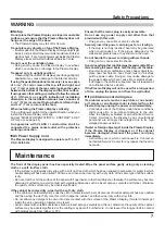 Preview for 7 page of Panasonic TH-42PF30U Operating Instructions Manual