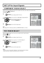 Preview for 49 page of Panasonic TH-42PF30U Operating Instructions Manual