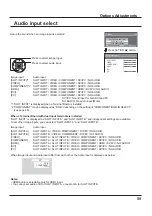 Preview for 59 page of Panasonic TH-42PF30U Operating Instructions Manual