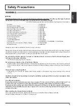 Preview for 3 page of Panasonic TH-42PF50E Operating Instructions Manual