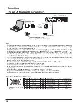 Предварительный просмотр 14 страницы Panasonic TH-42PF50U Operating Instructions Manual