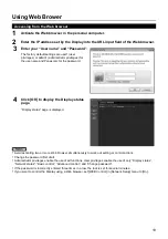 Preview for 19 page of Panasonic TH-42PF50W Network Operation Manual