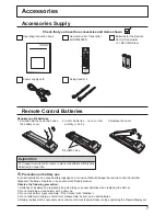 Предварительный просмотр 7 страницы Panasonic TH-42PH10BK Operating Instructions Manual