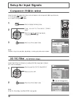 Предварительный просмотр 38 страницы Panasonic TH-42PH10EK Operating Instructions Manual