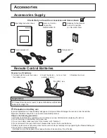 Preview for 7 page of Panasonic TH-42PH11EK Operating Instructions Manual