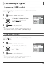 Предварительный просмотр 33 страницы Panasonic TH-42PH11MK Operating Instructions Manual