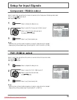 Preview for 33 page of Panasonic TH-42PH11RK Operating Instructions Manual