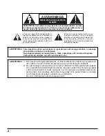 Предварительный просмотр 3 страницы Panasonic TH-42PH12L (Spanish) Manual De Instrucciones