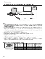 Предварительный просмотр 11 страницы Panasonic TH-42PH12L (Spanish) Manual De Instrucciones